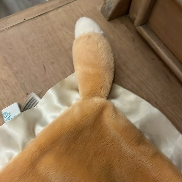 Douglas Baby Fox Lovey Security Blanket Plush Satin Trim - Picture 4 of 9